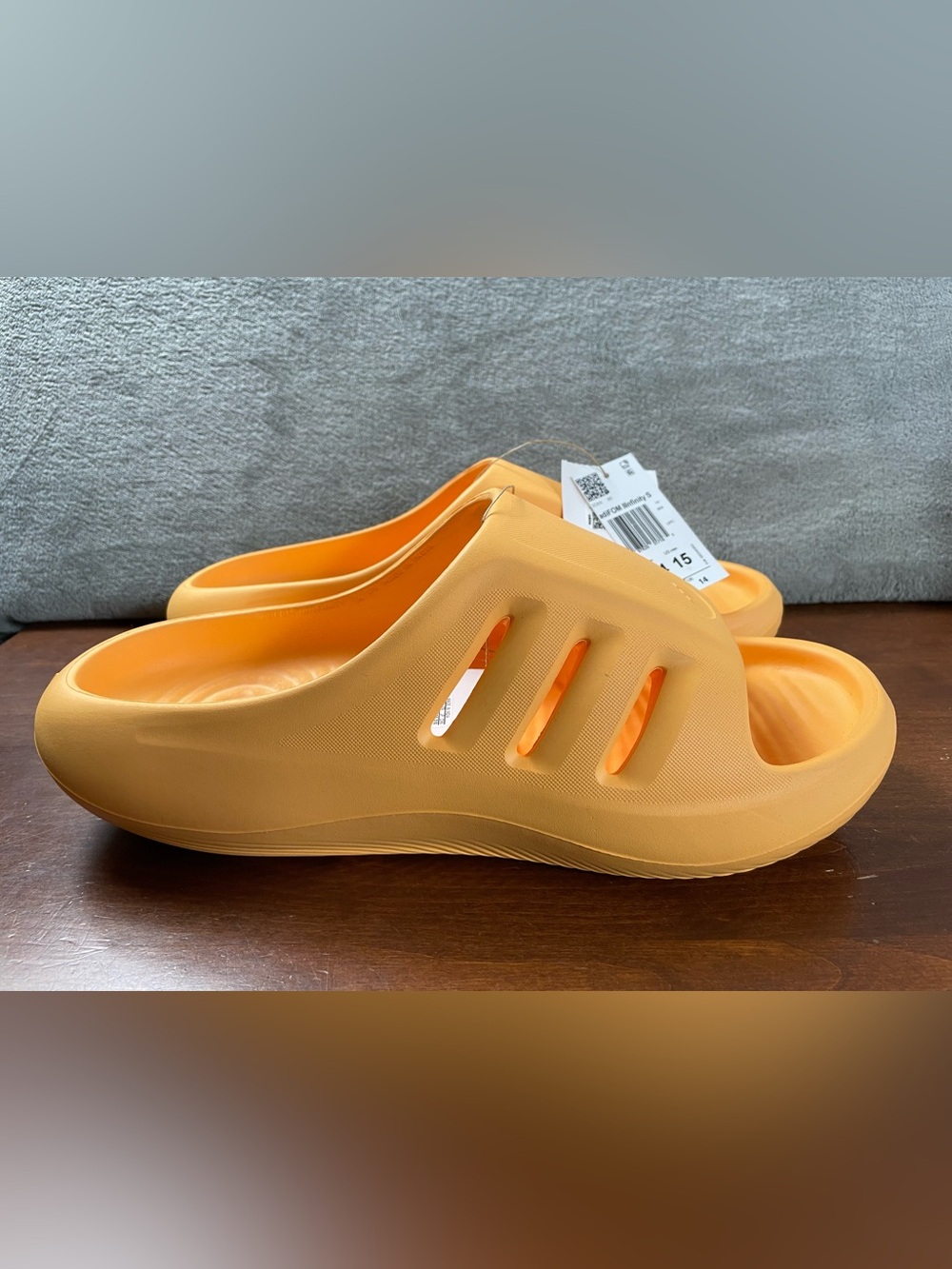 Adidas adiFOM Infinity Mule Slides Orange Cream Men’s 14 Women’s 15 New No Box